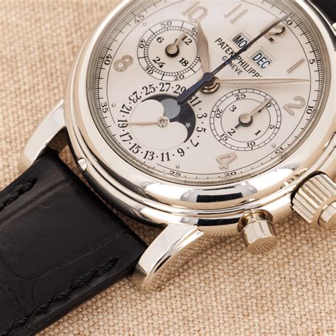 patek philippe ref 5004 g|platinum calendar.